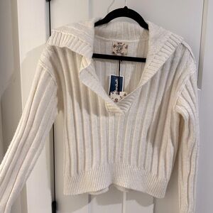 NWT White Sweater